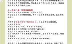 互联网公司员工持股比例