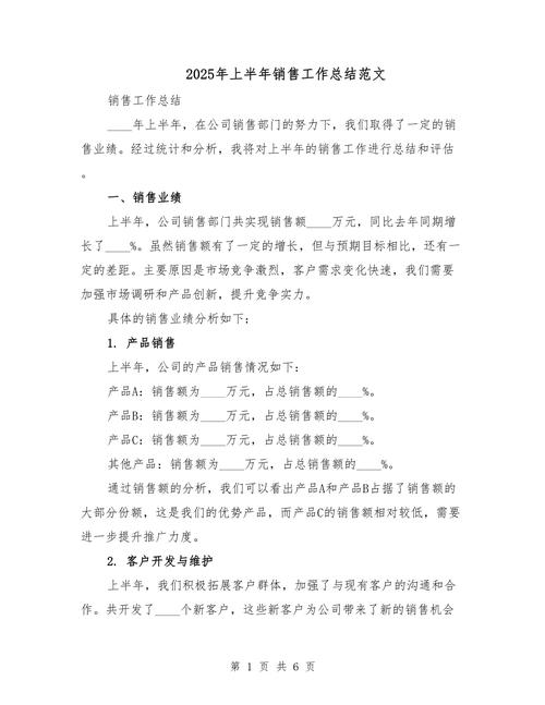 2025互联网销售总结-图1