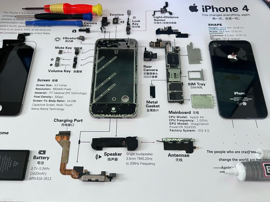 iPhone4换WiFi模块教程难不难？-图1